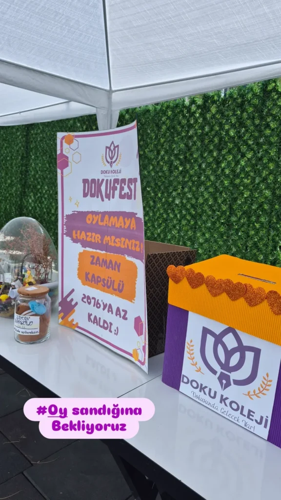 DOKUFEST oylama ve katılım standı